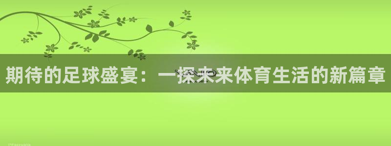  期待的足球盛宴：一探未来体育生活的新篇章