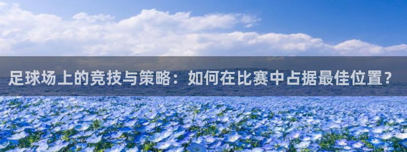 足球场上的竞技与策略：如何在比赛中占据最佳位置？