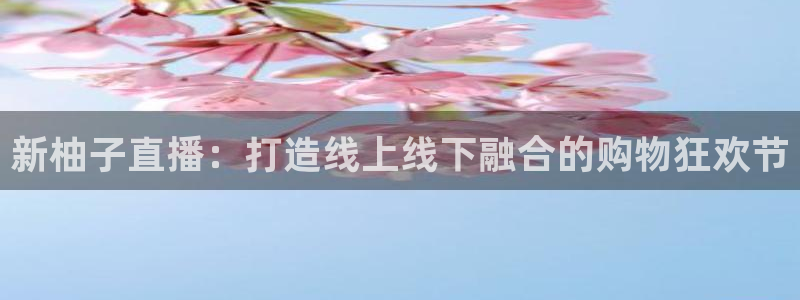 球友会直播：新柚子直播：打造线上线下融合的购物狂欢节