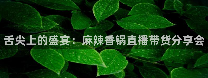 球友体育在线直播：舌尖上的盛宴：麻辣香锅直播带货分享会