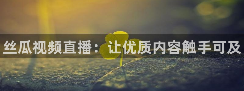 nba直播球友直播：丝瓜视频直播：让优质内容触手可及